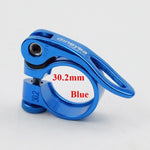 28.6/30.2/31.8/34.9mm Alloy MTB BMX Bike Seat Clamp Aluminium Quick Release Mountain Road Fixed Gear Bike Seatpost Clamp