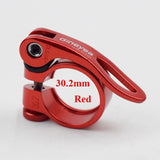 28.6/30.2/31.8/34.9mm Alloy MTB BMX Bike Seat Clamp Aluminium Quick Release Mountain Road Fixed Gear Bike Seatpost Clamp