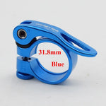 28.6/30.2/31.8/34.9mm Alloy MTB BMX Bike Seat Clamp Aluminium Quick Release Mountain Road Fixed Gear Bike Seatpost Clamp