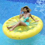 Giant 180cm Inflatable Pizza Slice Pool Floats Swimming Ring Floating Row For Childen Adults Water Toys Mattress Sea Party