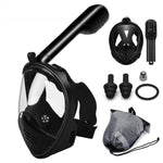 Scuba Diving Mask Full Face Snorkeling Mask Underwater Anti Fog Snorkeling Diving Mask For Swimming Spearfishing Dive Men