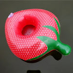 Air Mattresses for Cup Inflatable Flamingo Drinks Cup Holder Pool Floats Bar Coasters Floatation Devices Pink