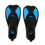 Universal Full Foot Short Fins Scuba Diving Swim Training Flippers XXS/XS/S/M/L/XL Kid Adult Swimming Fins Snorkeling Water Fin