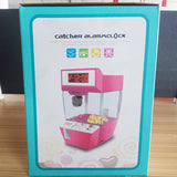 Catcher Alarm Clock Coin Operated Game Machine Crane Machine Candy Doll Grabber Claw Arcade Machine Automatic Toy Kids Children