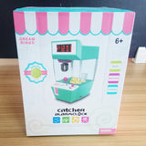 Catcher Alarm Clock Coin Operated Game Machine Crane Machine Candy Doll Grabber Claw Arcade Machine Automatic Toy Kids Children