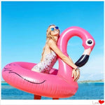 Ins Hot Heart Giant Swimming Ring Flamingo Unicorn Inflatable Pool Float Swan Pineapple Floats Toucan Peacock Water Toys