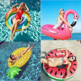 Ins Hot Heart Giant Swimming Ring Flamingo Unicorn Inflatable Pool Float Swan Pineapple Floats Toucan Peacock Water Toys